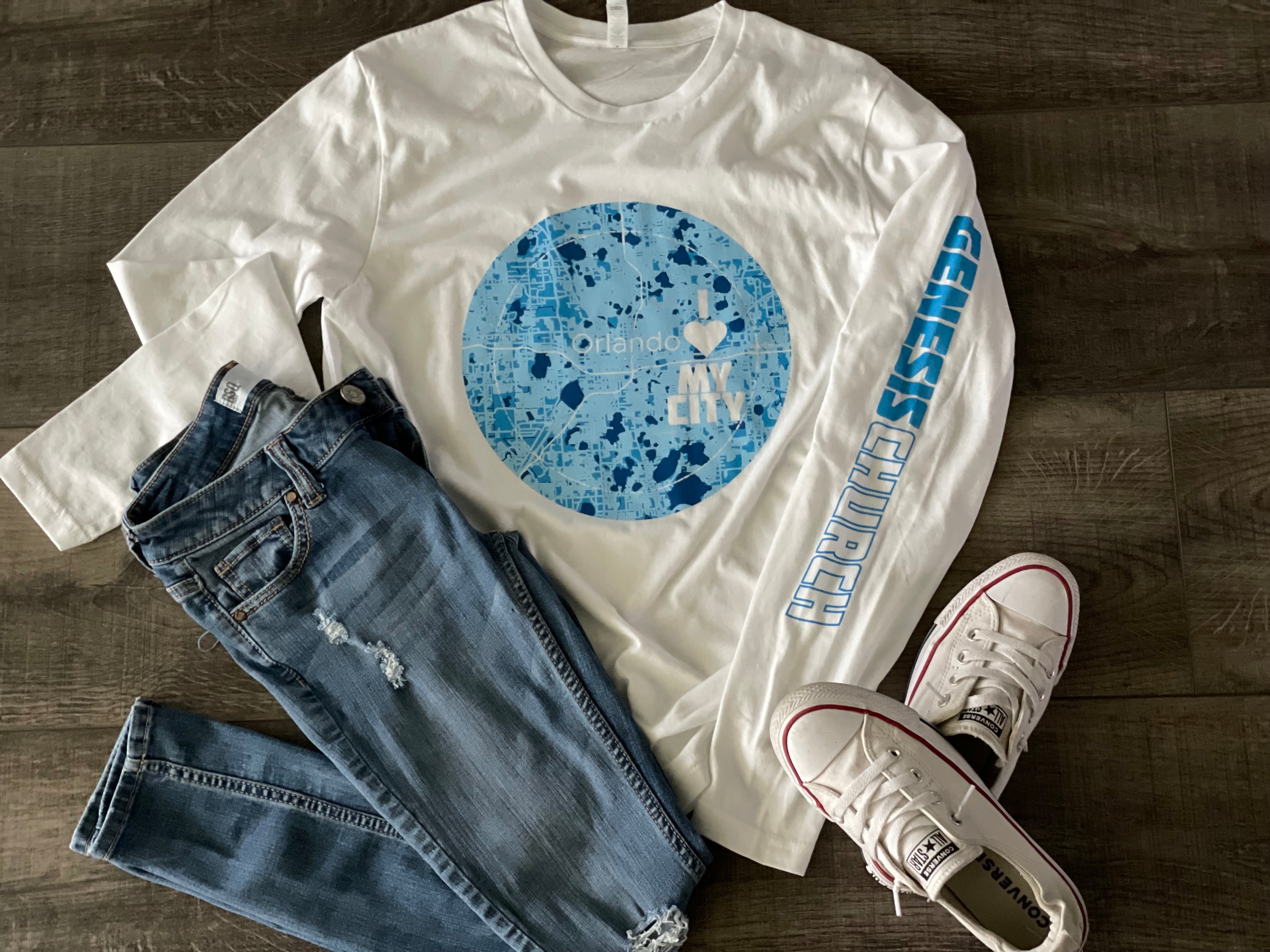 I Love My City Long Sleeve Shirt