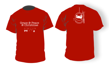Red Grace & Peace Christmas Shirt